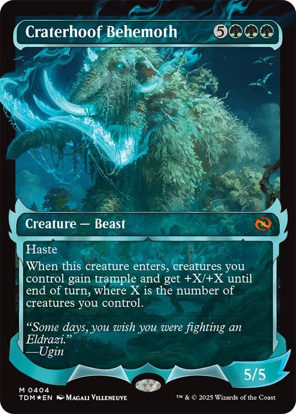 Craterhoof Behemoth (Showcase) [TDM - 404] - Cartes Sportives Rive Sud
