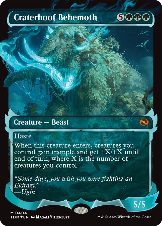 Craterhoof Behemoth (Showcase) [TDM - 404] - Cartes Sportives Rive Sud