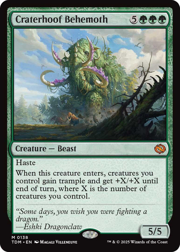 Craterhoof Behemoth [TDM - 138] - Cartes Sportives Rive Sud