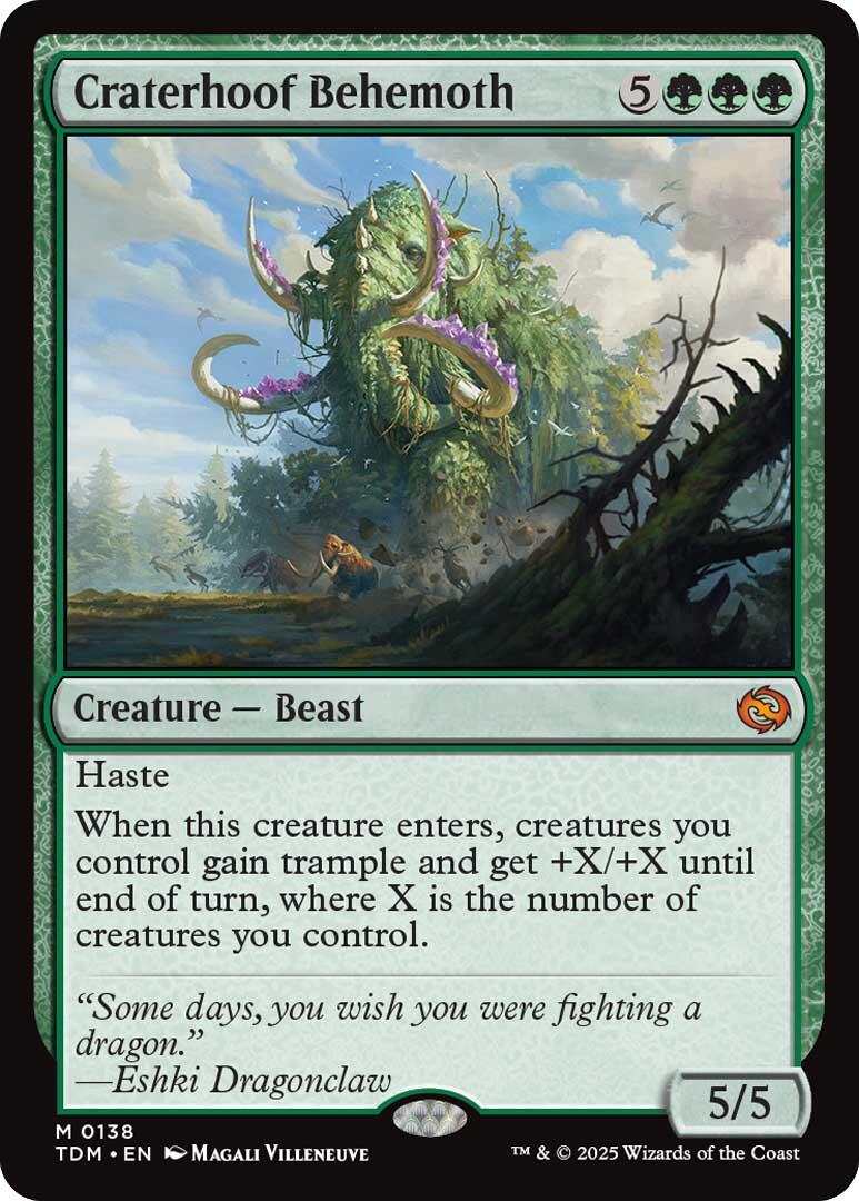 Craterhoof Behemoth [TDM - 138] - Cartes Sportives Rive Sud