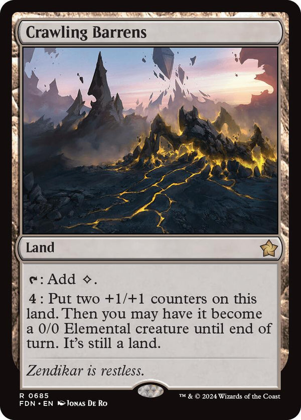 Crawling Barrens [FDN - 685] - Cartes Sportives Rive Sud