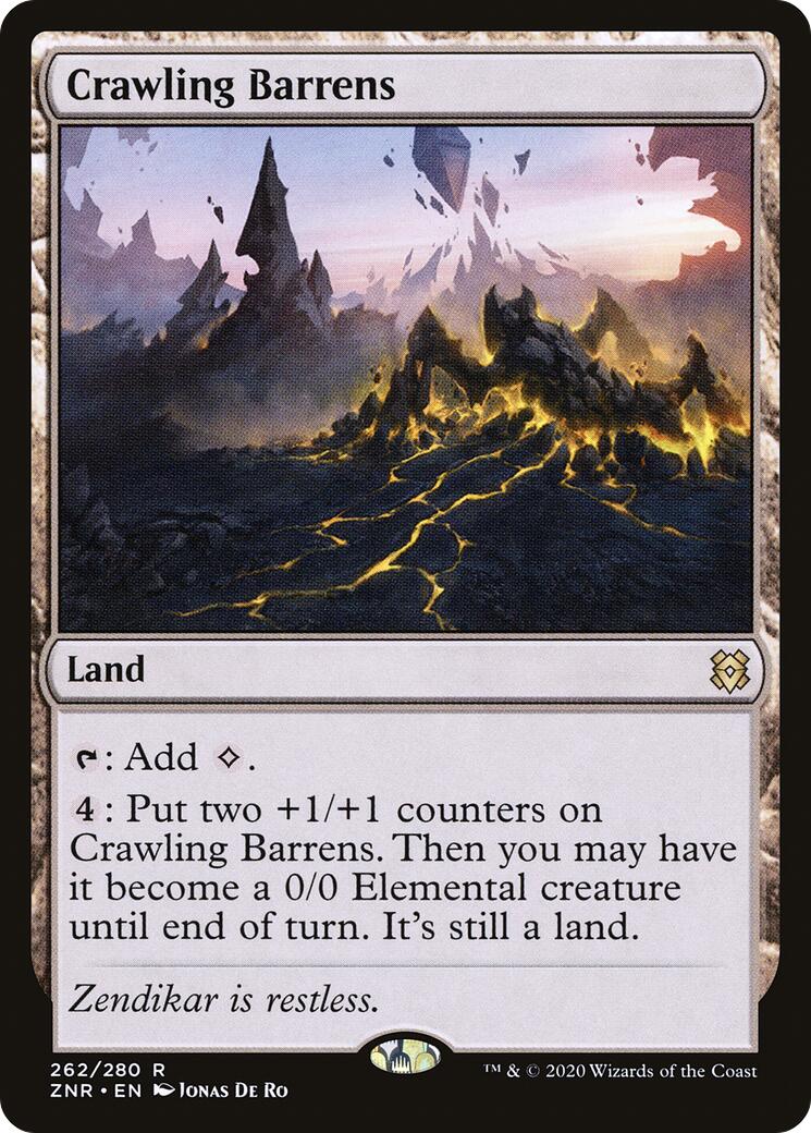 Crawling Barrens [ZNR - 262] - Cartes Sportives Rive Sud