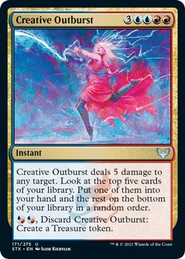 Creative Outburst [STX - 171] - Cartes Sportives Rive Sud