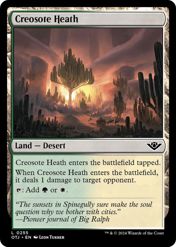 Creosote Heath [OTJ - 255] - Cartes Sportives Rive Sud