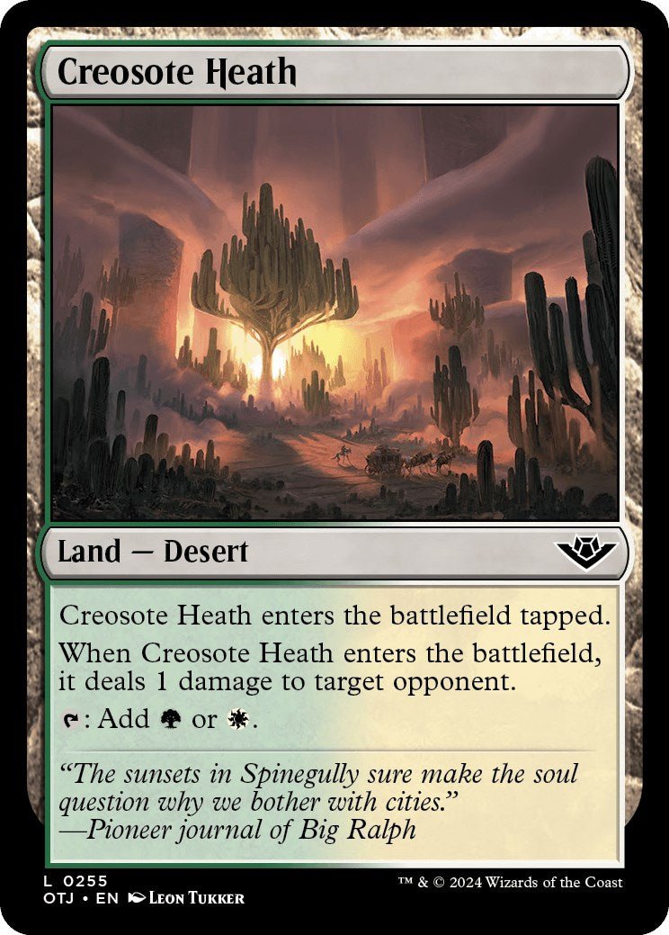 Creosote Heath [OTJ - 255] - Cartes Sportives Rive Sud