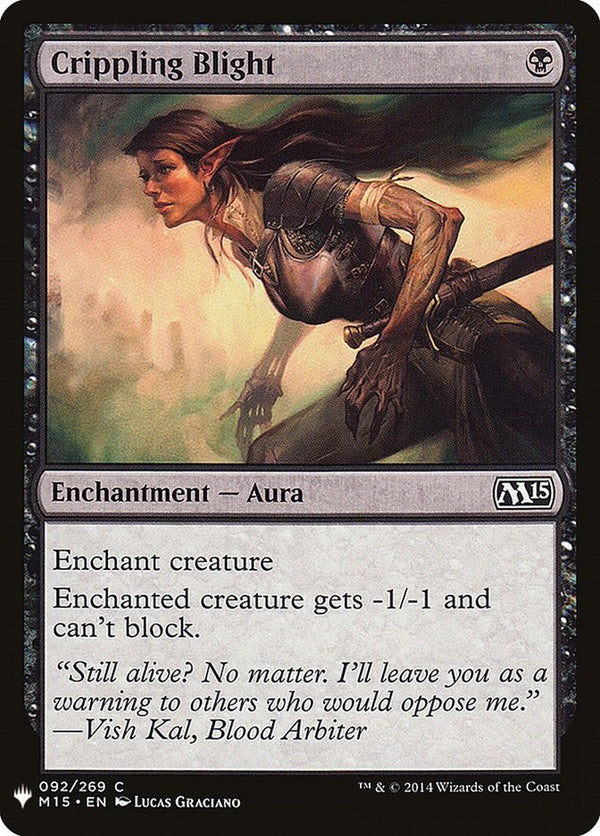 Crippling Blight [LIST - 92] - Cartes Sportives Rive Sud