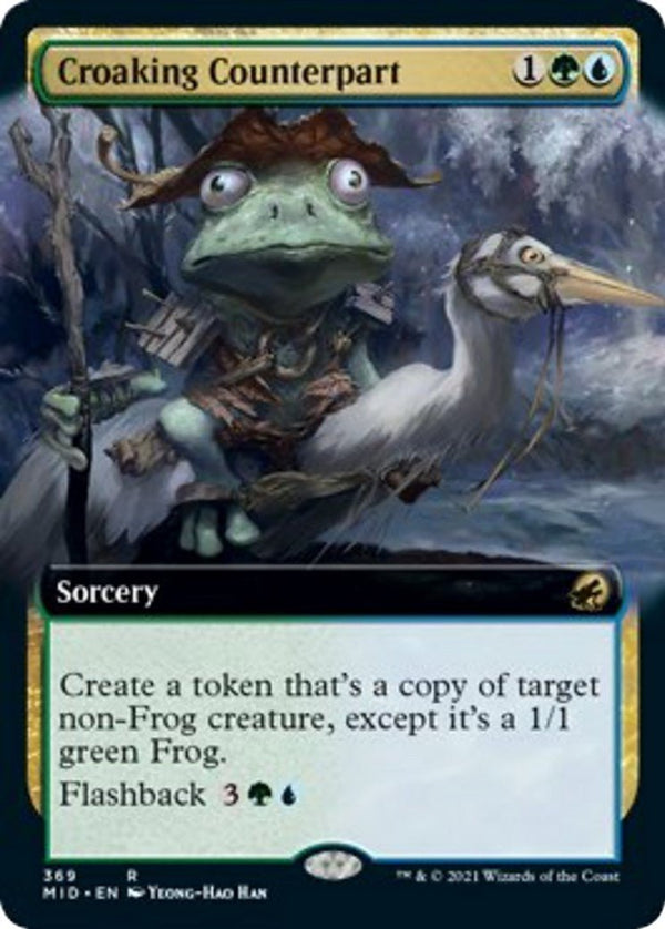 Croaking Counterpart (Extended Art) [MID - 369] - Cartes Sportives Rive Sud