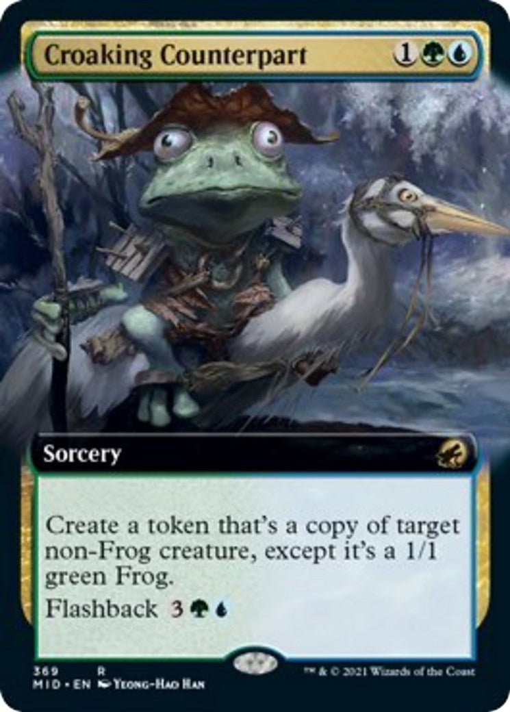 Croaking Counterpart (Extended Art) [MID - 369] - Cartes Sportives Rive Sud