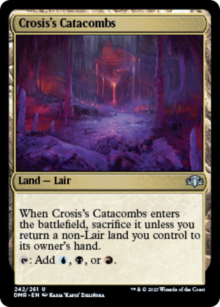 Crosis's Catacombs [DMR - 242] - Cartes Sportives Rive Sud