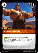 Crowd Favorite [UNL - 102/219] - Cartes Sportives Rive Sud
