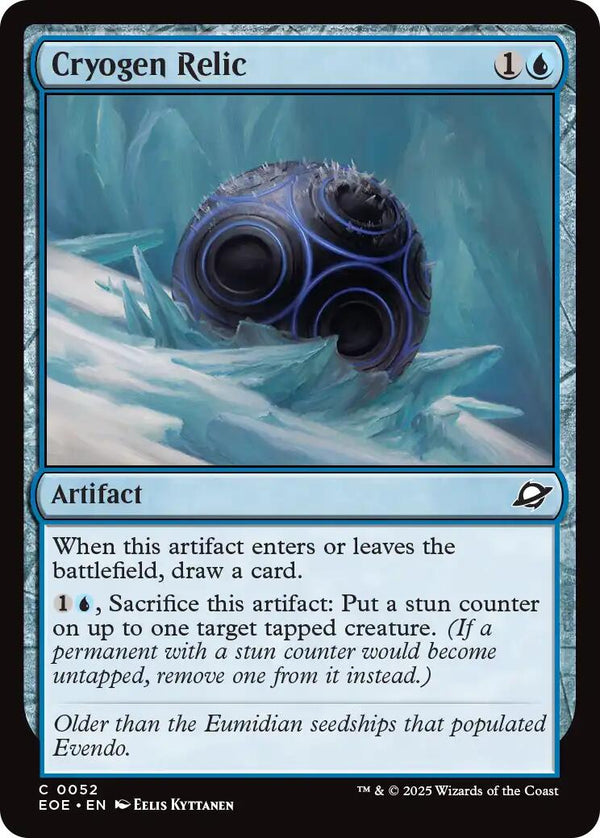 Cryogen Relic [EOE - 52] - Cartes Sportives Rive Sud
