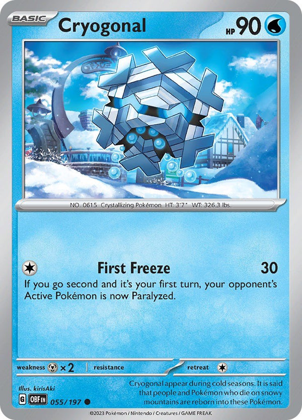 Cryogonal [OBF - 055/197] - Cartes Sportives Rive Sud