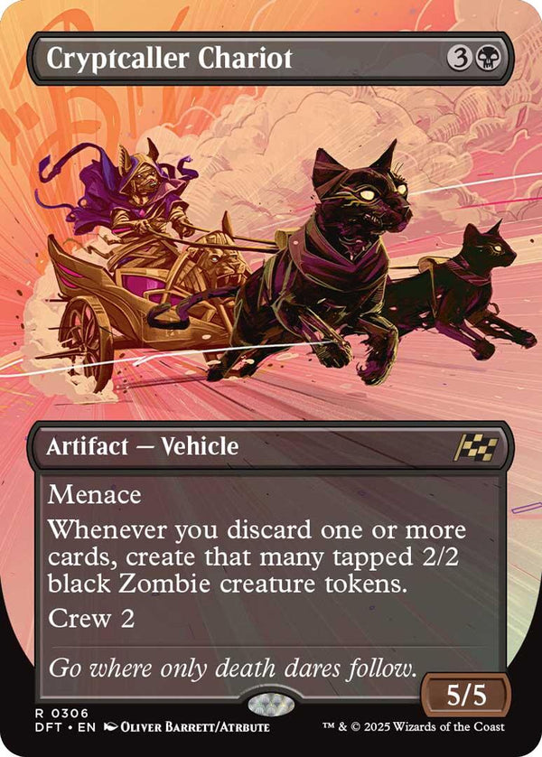 Cryptcaller Chariot (Borderless) [DFT - 306] - Cartes Sportives Rive Sud