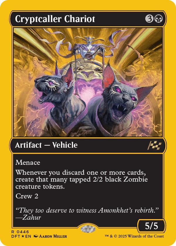 Cryptcaller Chariot (First - Place Foil) [DFT - 446] - Cartes Sportives Rive Sud