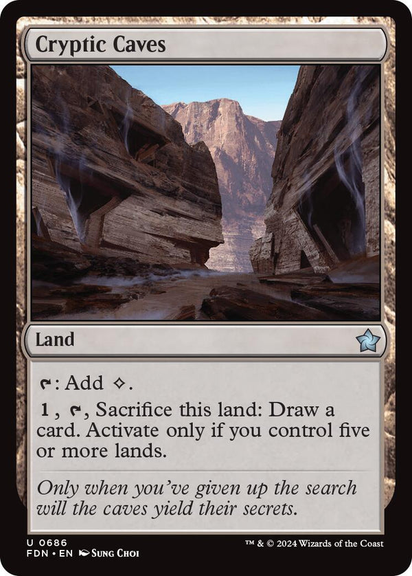 Cryptic Caves [FDN - 686] - Cartes Sportives Rive Sud