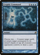 Cryptic Command (LRW) [LIST - 56/301] - Cartes Sportives Rive Sud