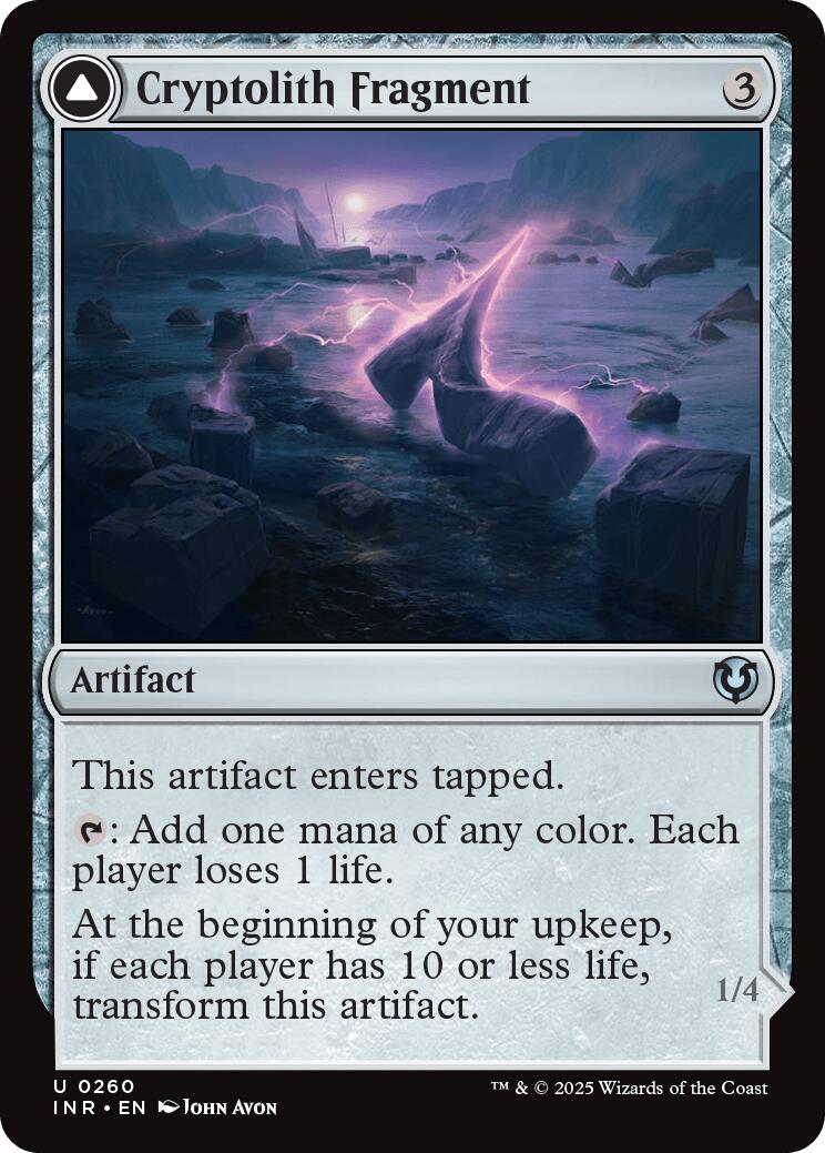 Cryptolith Fragment [INR - 260] - Cartes Sportives Rive Sud
