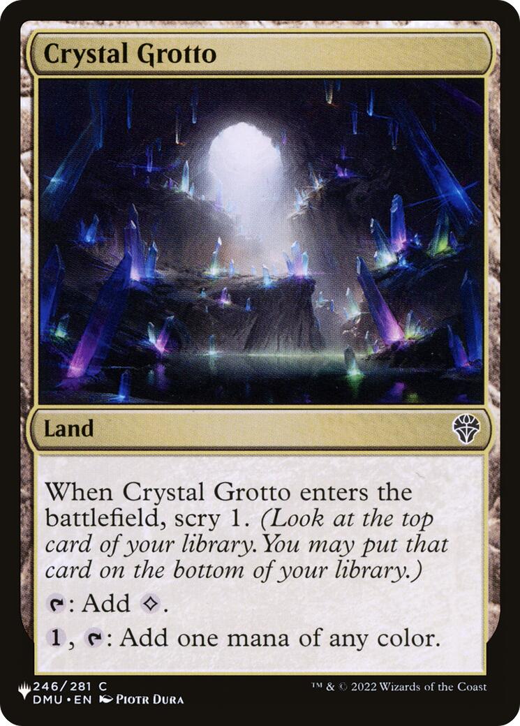 Crystal Grotto [LIST - 246] - Cartes Sportives Rive Sud
