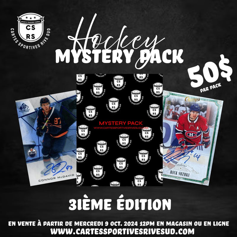 CSRS Mystery Pack Hockey Edition 3 Limited /50 - Cartes Sportives Rive Sud