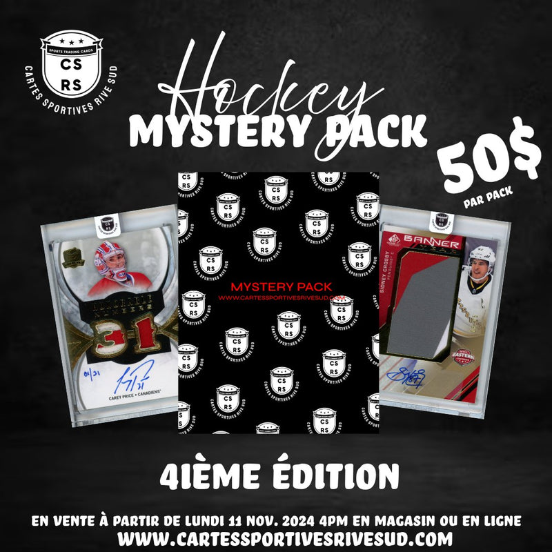 CSRS Mystery Pack Hockey Edition 4 Limited /60 - Cartes Sportives Rive Sud