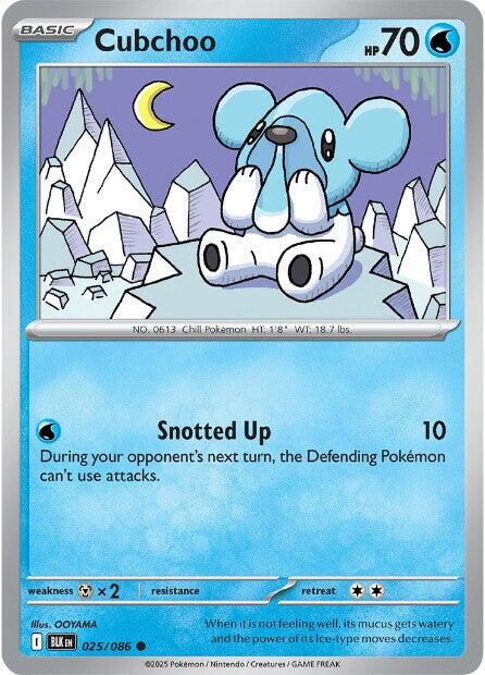Cubchoo [BLK - 025/086] - Cartes Sportives Rive Sud