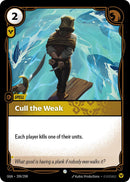 Cull the Weak [OGN - 209/298] - Cartes Sportives Rive Sud