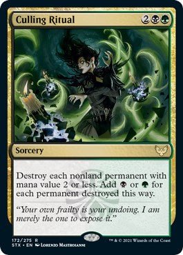 Culling Ritual [STX - 172] - Cartes Sportives Rive Sud