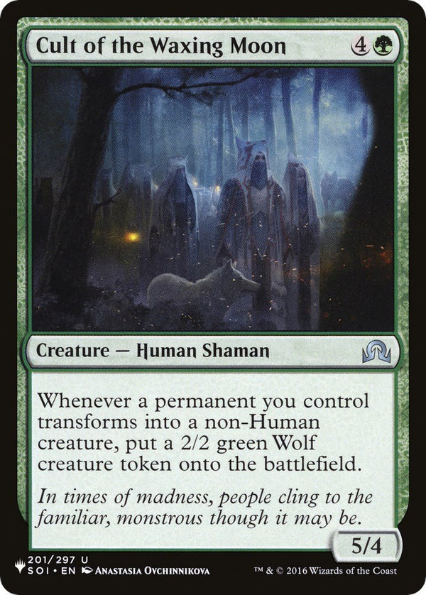 Cult of the Waxing Moon [LIST - 201/297] - Cartes Sportives Rive Sud
