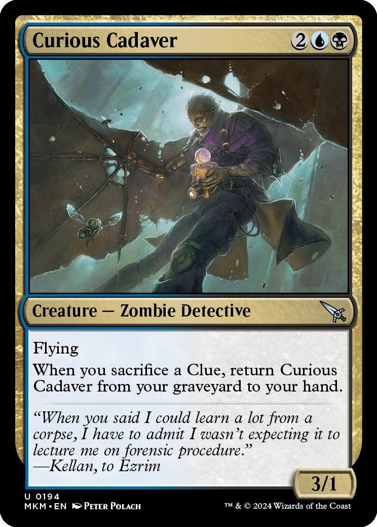 Curious Cadaver [MKM - 194] - Cartes Sportives Rive Sud