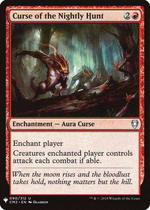 Curse of the Nightly Hunt [LIST - 90] - Cartes Sportives Rive Sud