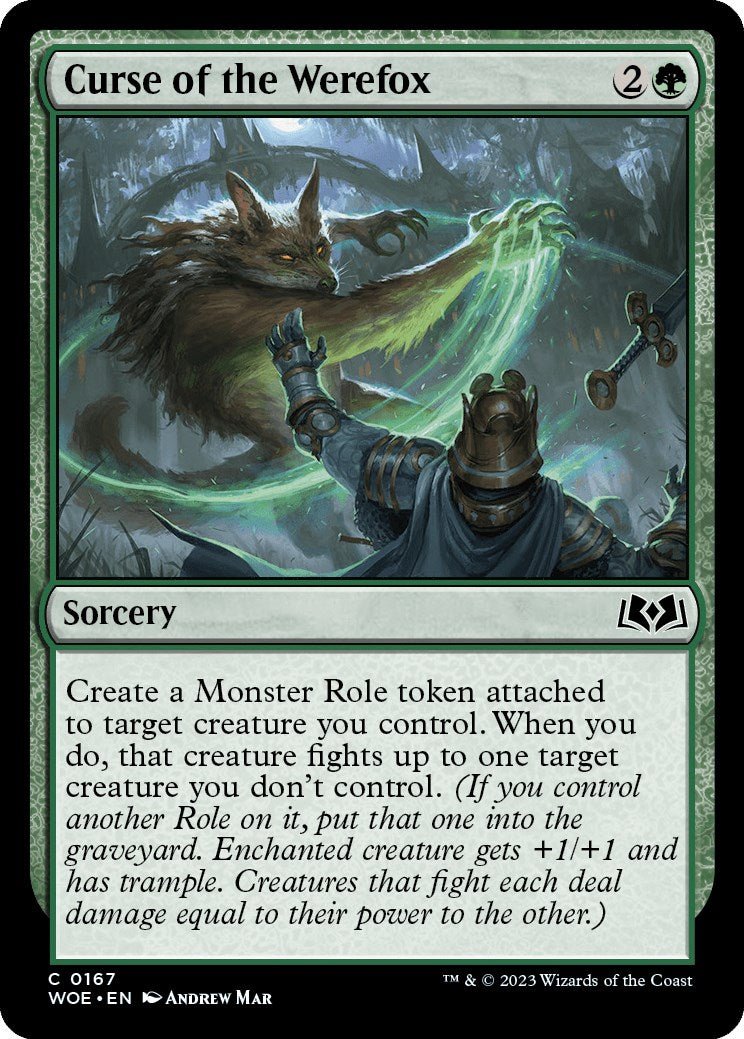 Curse of the Werefox [WOE - 167] - Cartes Sportives Rive Sud
