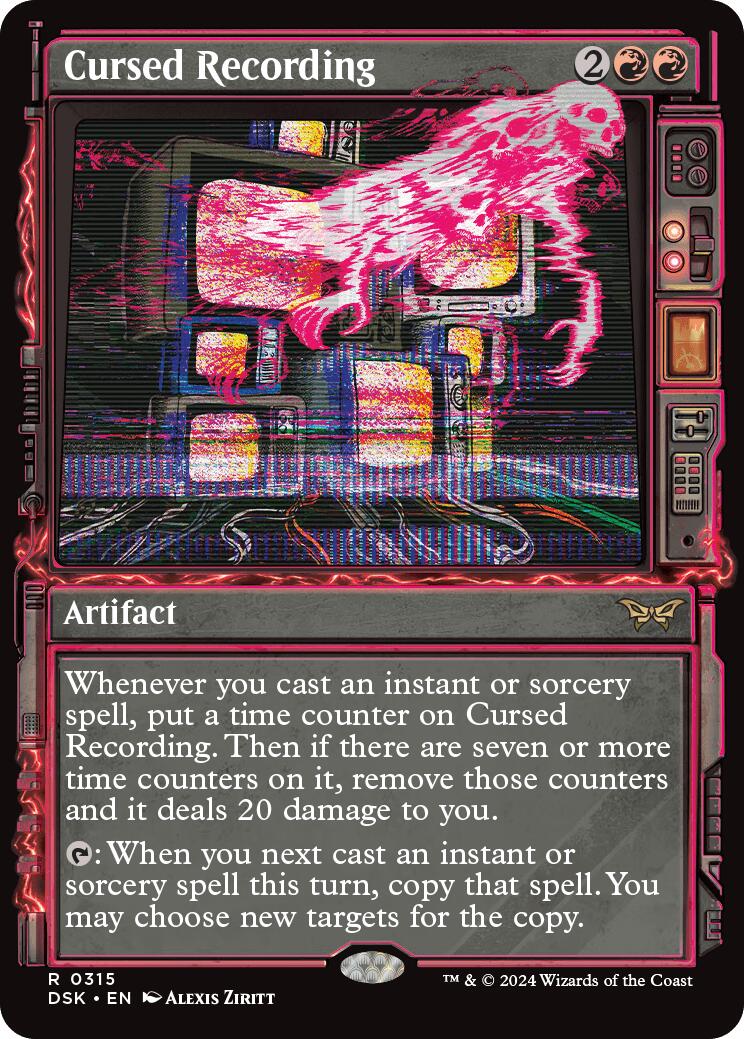 Cursed Recording (Showcase) [DSK - 315] - Cartes Sportives Rive Sud