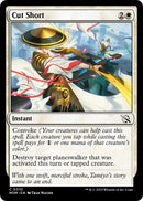 Cut Short [MOM - 10] - Cartes Sportives Rive Sud