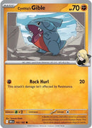 Cynthia's Gible [DRI - 102/182] - Cartes Sportives Rive Sud