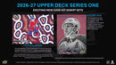 2026-27 Upper Deck Series 1 Hockey Blaster Box