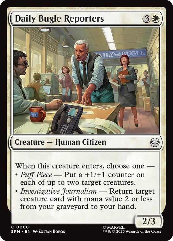 Daily Bugle Reporters [SPM - 6] - Cartes Sportives Rive Sud