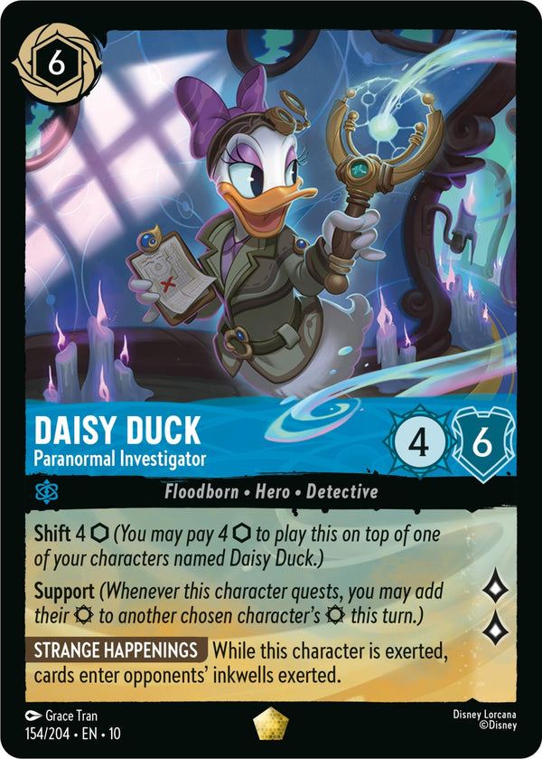 Daisy Duck - Paranormal Investigator [10 - 154/204] - Cartes Sportives Rive Sud