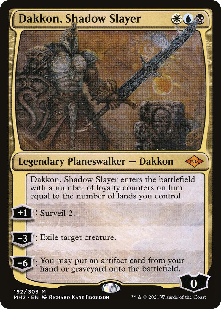 Dakkon, Shadow Slayer [MH2 - 192] - Cartes Sportives Rive Sud
