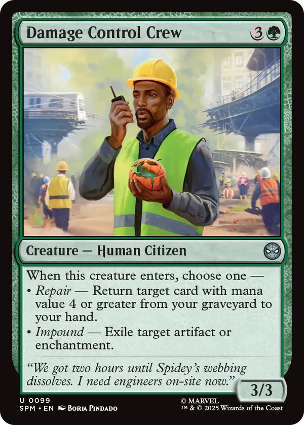 Damage Control Crew [SPM - 99] - Cartes Sportives Rive Sud