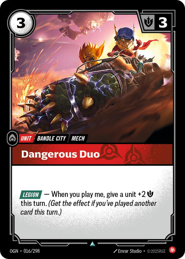 Dangerous Duo [OGN - 016/298] - Cartes Sportives Rive Sud