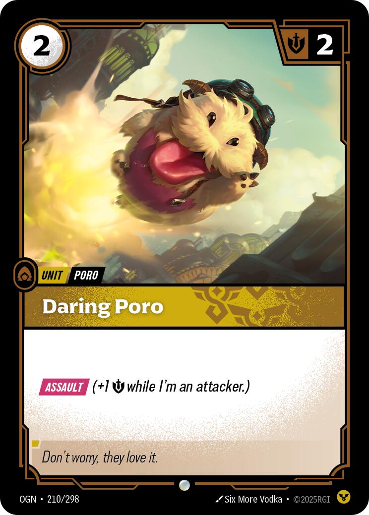 Daring Poro [OGN - 210/298] - Cartes Sportives Rive Sud