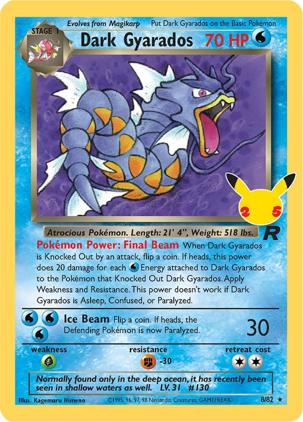 Dark Gyarados [CCC - 8/82] - Cartes Sportives Rive Sud
