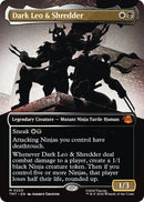 Dark Leo & Shredder (Borderless) [TMT - 220] - Cartes Sportives Rive Sud