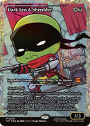 Dark Leo & Shredder (Showcase) (Fracture Foil) [TMT - 299] - Cartes Sportives Rive Sud