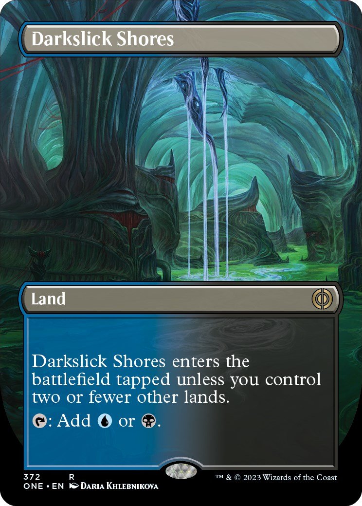 Darkslick Shores (Borderless) [ONE - 372] - Cartes Sportives Rive Sud