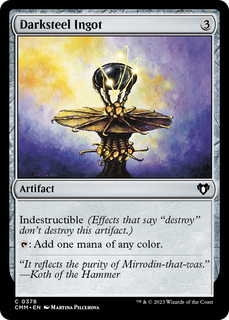 Darksteel Ingot [CMM - 378] - Cartes Sportives Rive Sud