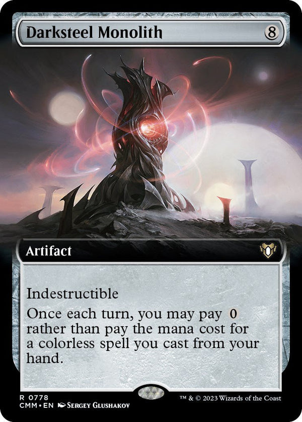 Darksteel Monolith (Extended Art) [CMM - 778] - Cartes Sportives Rive Sud