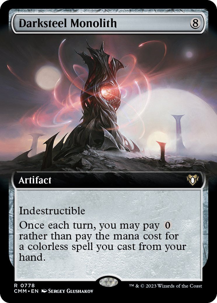 Darksteel Monolith (Extended Art) [CMM - 778] - Cartes Sportives Rive Sud