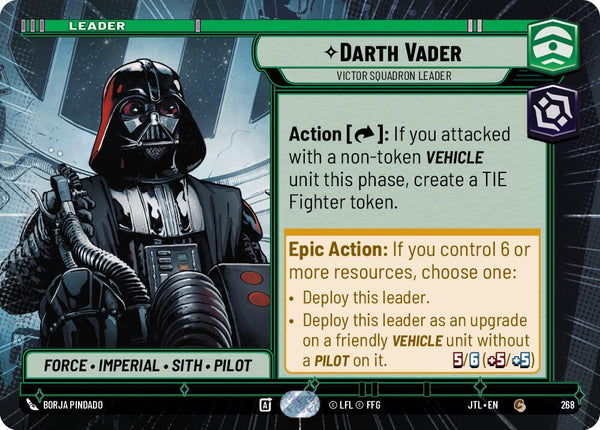 Darth Vader - Victor Squadron Leader (Hyperspace) [JTL - 268] - Cartes Sportives Rive Sud