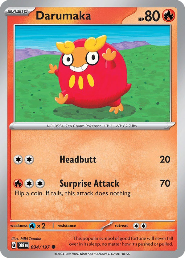 Darumaka [OBF - 034/197] - Cartes Sportives Rive Sud